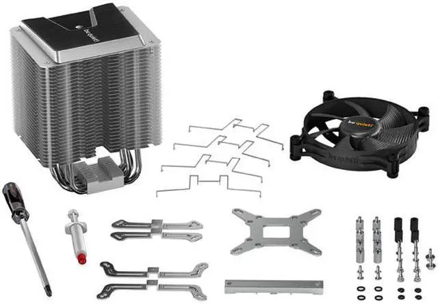 Alt view image 11 of 14 - be quiet! Shadow Rock 3 CPU Air Cooler | 190W TDP | LGA 1700 1200 2066 1150 1151 1155 2011(-3) Square ILM Compatible | Intel and AMD 4/5 Support | Low Noise Cooler | Silver/Black Design | BK004