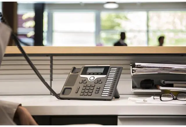 Alt view image 4 of 4 - Cisco 7861 IP Phone - Corded - Wall Mountable, 16 x Total Line - VoIP - 3.5" - Enhanced User Connect License - 2 x Network (RJ-45) - PoE Ports | CP-7861-K9=
