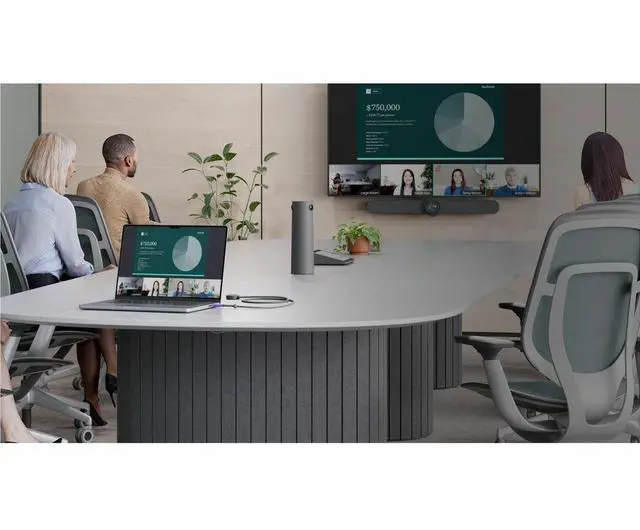 Alt view image 6 of 6 - Logitech Extend BYOD Connection Device, 4K Single-Cable USB-C for Android Meeting Rooms 952-000188