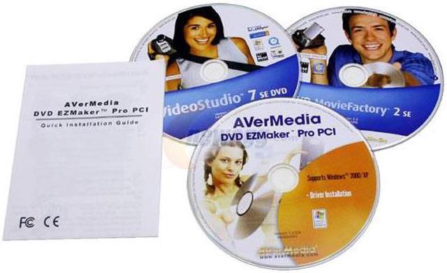 AVerMedia MDVDEZPPC DVD EZMaker Pro PCI Video Capture Card