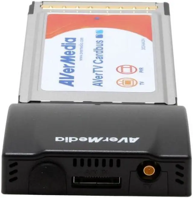 Alt view image 2 of 5 - AVerMedia MTVCARDBUS Laptop TV Tuner/PVR CardBus