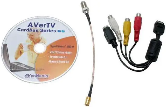 Alt view image 4 of 5 - AVerMedia MTVCARDBUS Laptop TV Tuner/PVR CardBus