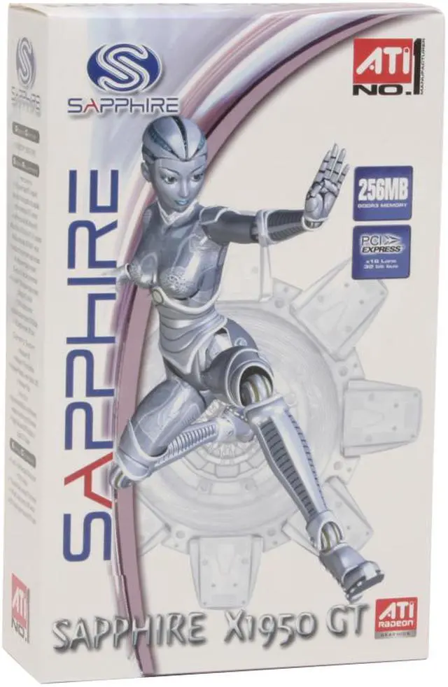 Alt view image 6 of 6 - SAPPHIRE Radeon X1950GT 256MB GDDR3 PCI Express x16 CrossFireX Support Graphics Card 100199L