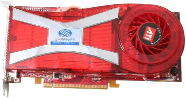 Alt view image 2 of 6 - SAPPHIRE Radeon X1950XTX 512MB GDDR4 PCI Express x16 CrossFireX Support Graphics Card 100177L