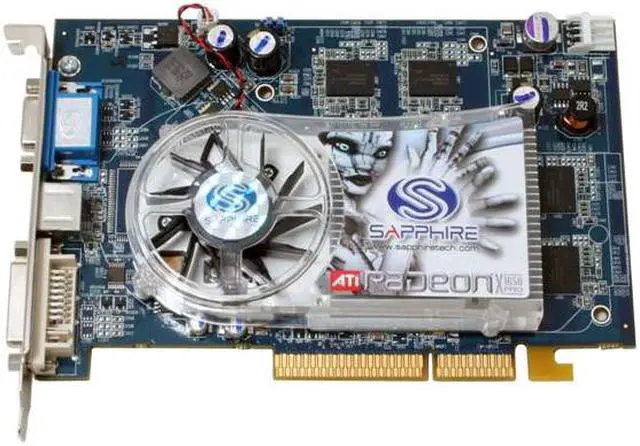 Alt view image 2 of 6 - SAPPHIRE Radeon X1650PRO 256MB GDDR3 AGP 4X/8X Graphics Card 100174L