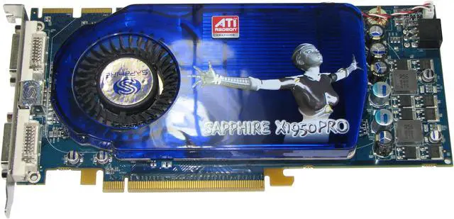 Alt view image 2 of 3 - SAPPHIRE Radeon X1950PRO 256MB GDDR3 PCI Express x16 CrossFireX Support Graphics Card 100176L