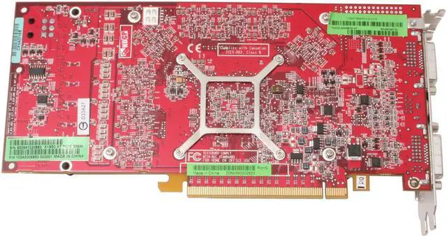 Alt view image 4 of 7 - SAPPHIRE Radeon X1950XT 256MB GDDR3 PCI Express x16 CrossFireX Support Graphics Card 100186L