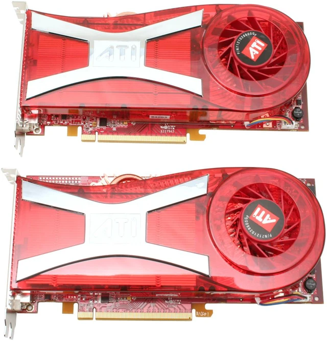 ATI X1950 XTX CrossFire card overclocked (670/1050m) x 1 X1950 XTX card ...