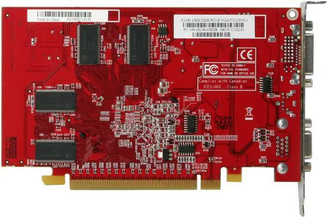 Alt view image 4 of 7 - SAPPHIRE Radeon X1050 256MB DDR PCI Express x16 Graphics Card 100192L