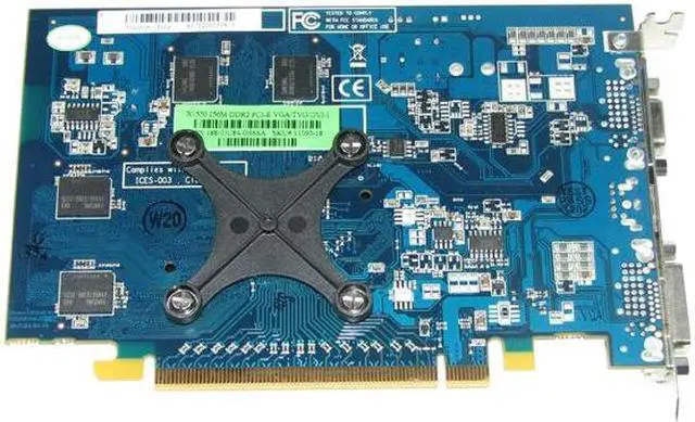 Alt view image 3 of 5 - SAPPHIRE Radeon X1550 256MB GDDR2 PCI Express x16 Graphics Card 100172L