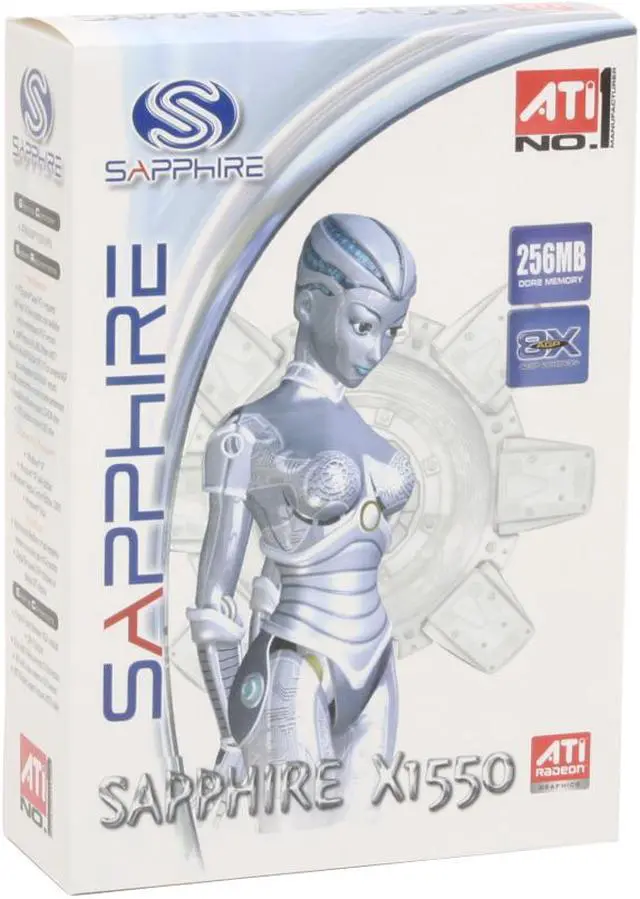 Alt view image 6 of 6 - SAPPHIRE Radeon X1550 256MB GDDR2 AGP 4X/8X Graphics Card 100182L