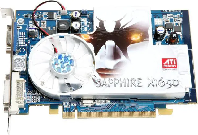 Alt view image 2 of 6 - SAPPHIRE Radeon X1650 512MB GDDR2 PCI Express x16 Graphics Card 100195L