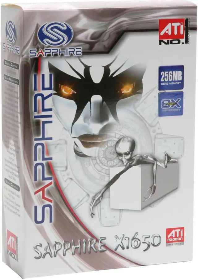 Alt view image 6 of 6 - SAPPHIRE Radeon X1650 256MB GDDR2 AGP 4X/8X Graphics Card 100197L
