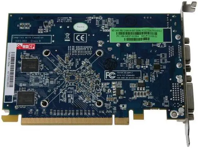 Alt view image 4 of 5 - SAPPHIRE Radeon HD 2400PRO 256MB GDDR2 PCI Express x16 CrossFireX Support Graphics Card 100203L