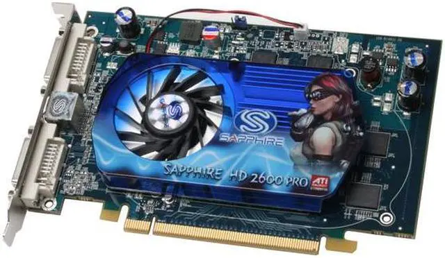 Alt view image 3 of 7 - SAPPHIRE Radeon HD 2600PRO 512MB GDDR2 PCI Express x16 CrossFireX Support Graphics Card 100207L