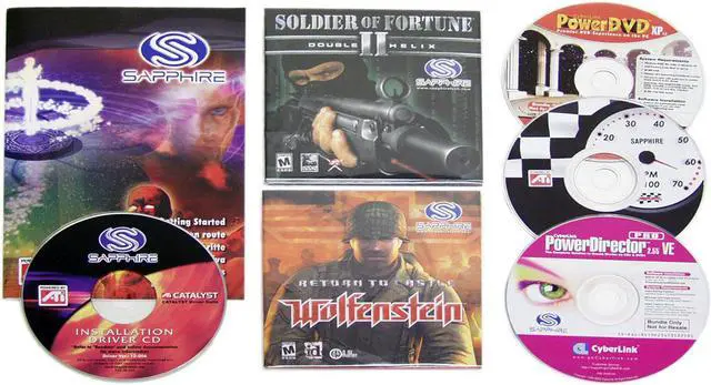 Alt view image 3 of 5 - SAPPHIRE Radeon 9800PRO 256MB GDDR2 AGP 4X/8X Graphics Card ULTIMATE RADEON 9800 PRO