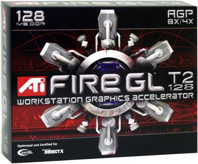 Alt view image 4 of 4 - ATI 100505066 FireGL 9600 128MB 128-bit DDR AGP 4X/8X Workstation Video Card