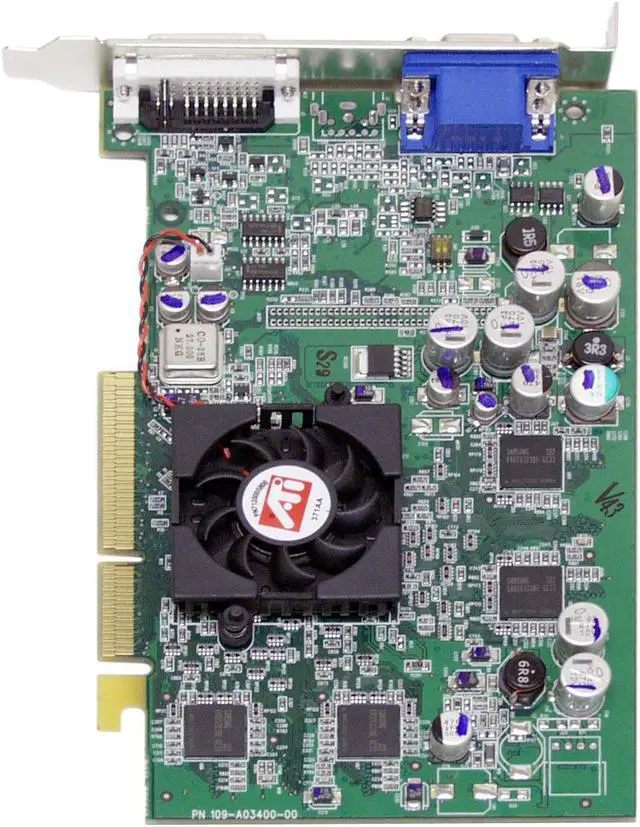 Alt view image 2 of 4 - ATI 100505066 FireGL 9600 128MB 128-bit DDR AGP 4X/8X Workstation Video Card