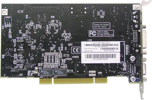 Alt view image 3 of 4 - SAPPHIRE RADEON 7000 64M PCI Radeon 7000 64MB 64-bit DDR PCI Video Card - OEM