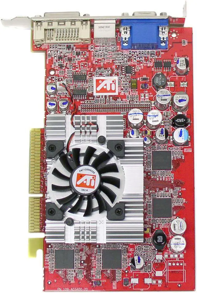Alt view image 2 of 5 - ATI RADEON 9600XT 128MB Radeon 9600XT 128MB 128-bit DDR AGP 4X/8X Video Card