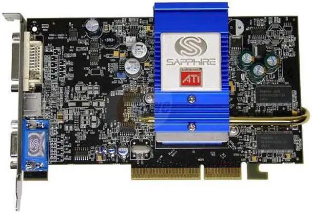 Alt view image 2 of 6 - SAPPHIRE Radeon 9600XT 128MB DDR AGP 4X/8X Graphics Card ULTIMATE RADEON 9600XT