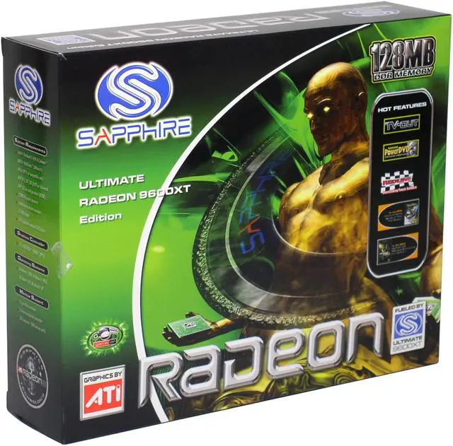 Alt view image 6 of 6 - SAPPHIRE Radeon 9600XT 128MB DDR AGP 4X/8X Graphics Card ULTIMATE RADEON 9600XT