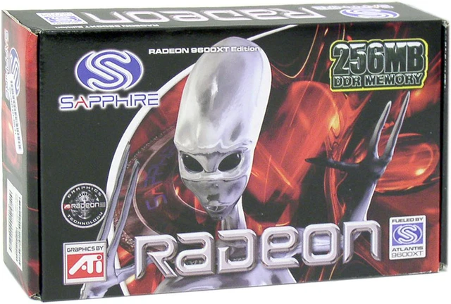 SAPPHIRE ATLANTIS RADEON 9600XT 100575L-BK Radeon 9600XT 256MB 128-bit ...