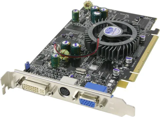 Alt view image 2 of 5 - SAPPHIRE Radeon X600PRO 128MB DDR PCI Express x16 Graphics Card 100587