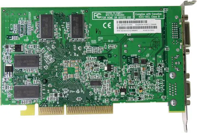 Alt view image 3 of 5 - ATI Radeon 9550 256MB DDR AGP 4X/8X Graphics Card 100-437105