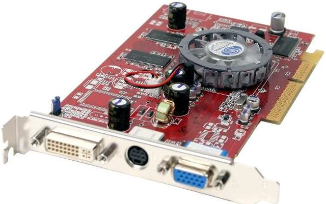 Red Radeon Sapphire Graphics Card SAPPHIRE Radeon 9600PRO Graphics Card 100562-Red - Newegg.com