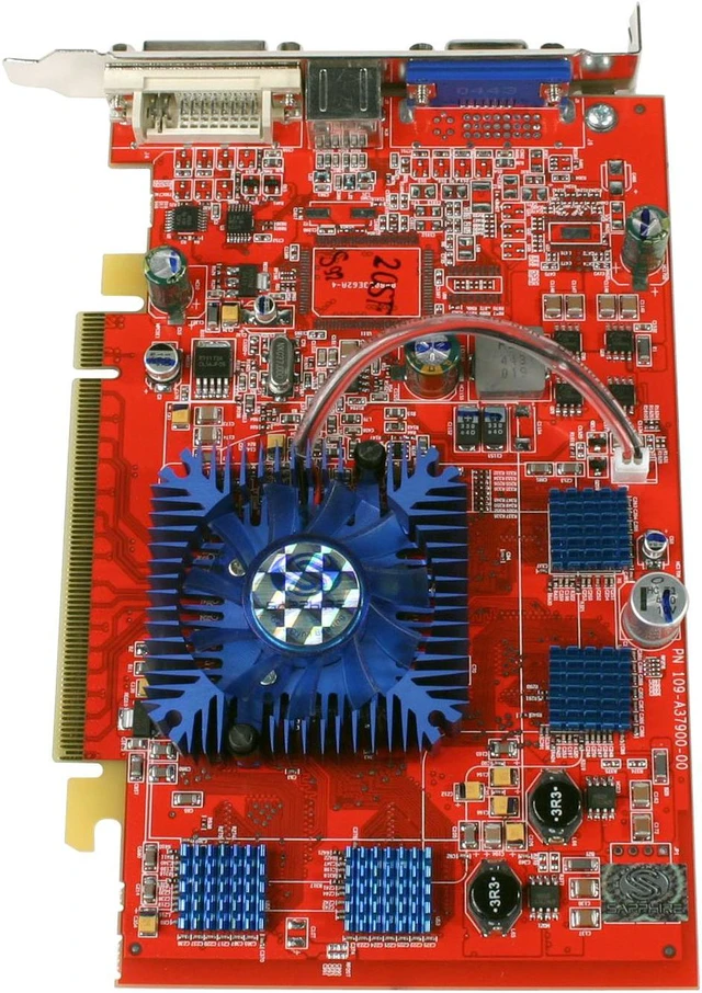 Red Radeon Sapphire Graphics Card SAPPHIRE Radeon X700PRO Graphics Card 100596-Red - Newegg.com