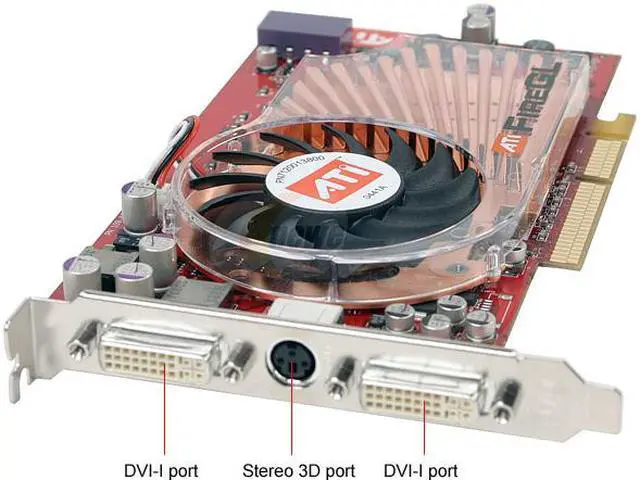 Alt view image 2 of 6 - ATI FireGL X3-256 FireGL X3 256MB 256-bit GDDR3 AGP 4X/8X HDCP Ready Workstation Video Card, 100-505096