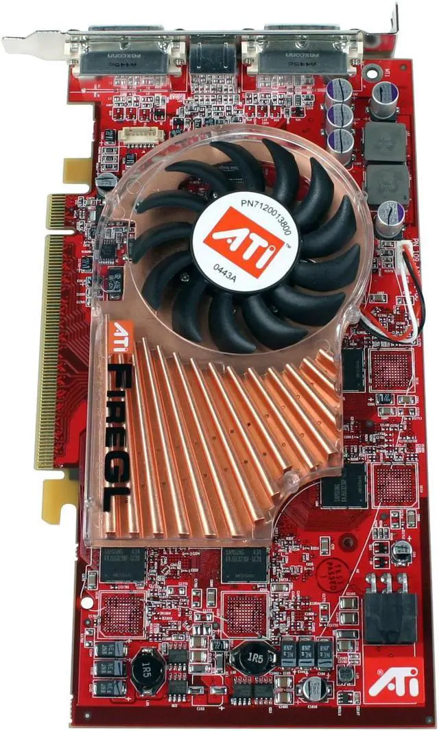 Alt view image 2 of 5 - AMD FireGL V7100 100-505090 256MB 256-bit GDDR3 PCI Express x16 Graphics Card