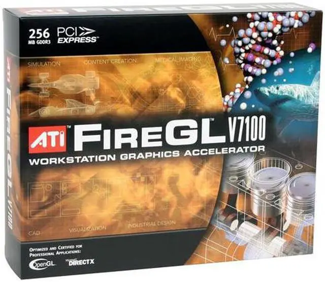 Alt view image 5 of 5 - AMD FireGL V7100 100-505090 256MB 256-bit GDDR3 PCI Express x16 Graphics Card