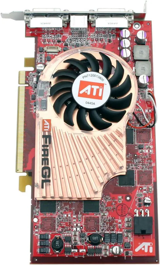 Alt view image 3 of 6 - AMD FireGL V7100 100-505091 256MB 256-bit GDDR3 PCI Express x16 Graphics Card - OEM