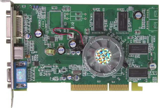 Alt view image 2 of 3 - SAPPHIRE Radeon 9550 256MB DDR AGP 4X/8X Graphics Card 100577-GN-F - OEM