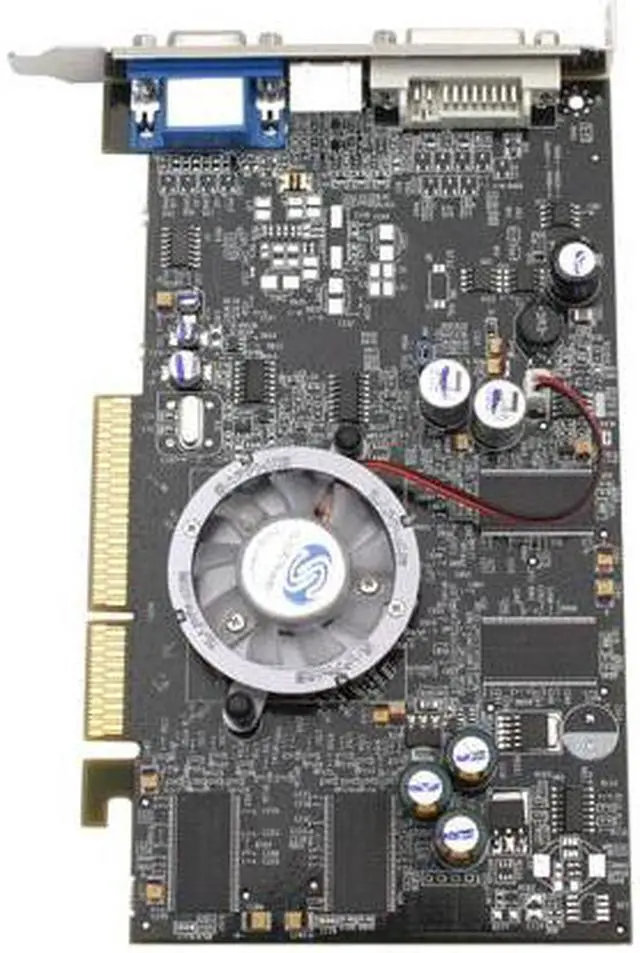 Alt view image 2 of 5 - SAPPHIRE Radeon 9600XT 128MB DDR AGP 4X/8X Graphics Card 100573L-BK