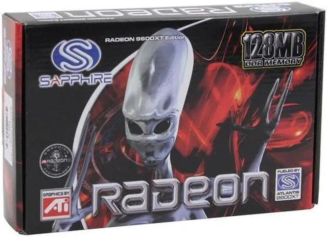 Alt view image 5 of 5 - SAPPHIRE Radeon 9600XT 128MB DDR AGP 4X/8X Graphics Card 100573L-BK