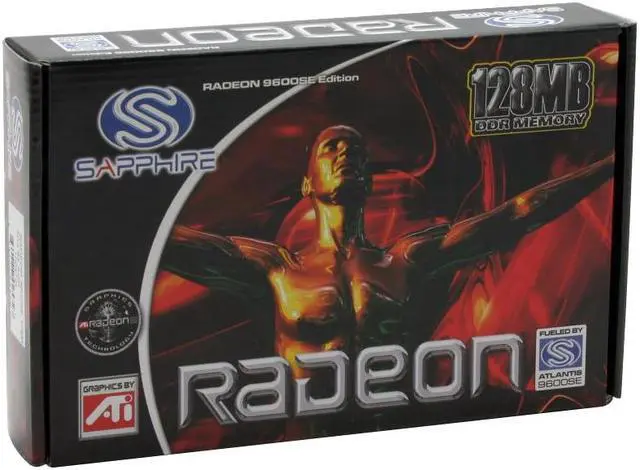 Alt view image 5 of 5 - SAPPHIRE Radeon 9600SE 128MB DDR AGP 4X/8X Graphics Card ATLANTIS RADEON 9600SE