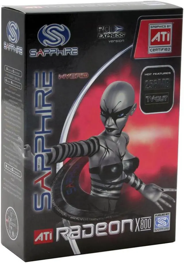 Alt view image 5 of 5 - SAPPHIRE Radeon X800 256MB GDDR3 PCI Express x16 Graphics Card 100107L-BL