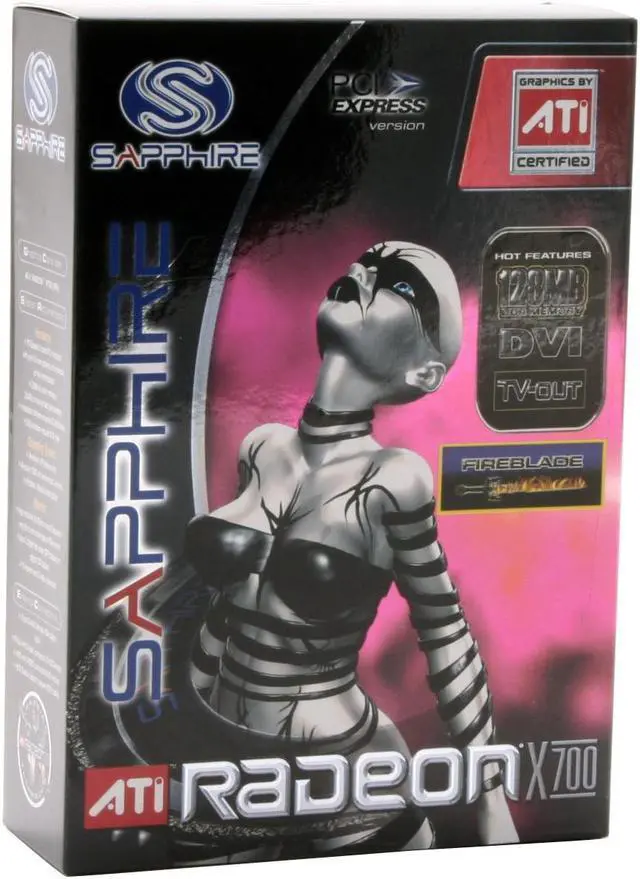 Alt view image 5 of 5 - SAPPHIRE Radeon X700 128MB DDR PCI Express x16 Graphics Card 100121L