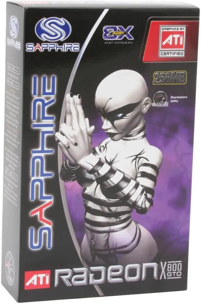 Alt view image 6 of 6 - SAPPHIRE Radeon X800GTO 256MB GDDR3 AGP 4X/8X Graphics Card 100131L