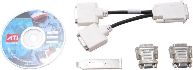 Alt view image 4 of 5 - AMD FireMV 2200 100-505111 128MB 64-bit DDR PCI Express x16 Low Profile Graphics Card