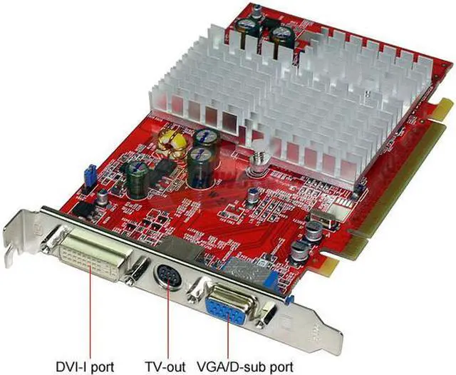 Alt view image 2 of 6 - SAPPHIRE Radeon X550 256MB DDR PCI Express x16 Graphics Card 100119L-HS