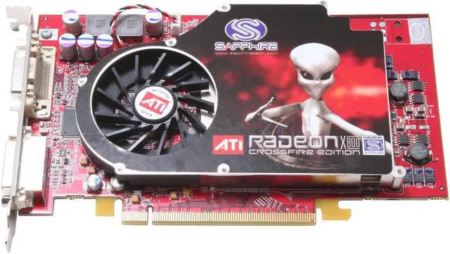 Alt view image 2 of 4 - SAPPHIRE Radeon X800 CrossFire Edition 256MB GDDR3 PCI Express x16 Graphics Card 100137 - OEM