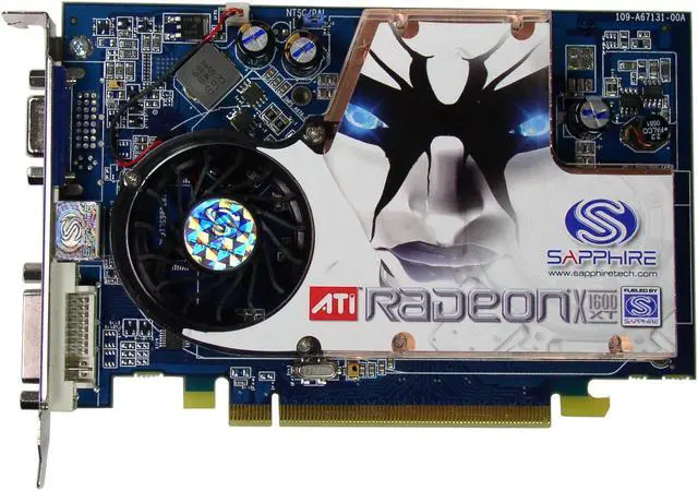Alt view image 2 of 3 - SAPPHIRE Radeon X1600XT 256MB GDDR3 PCI Express x16 Graphics Card 100146L