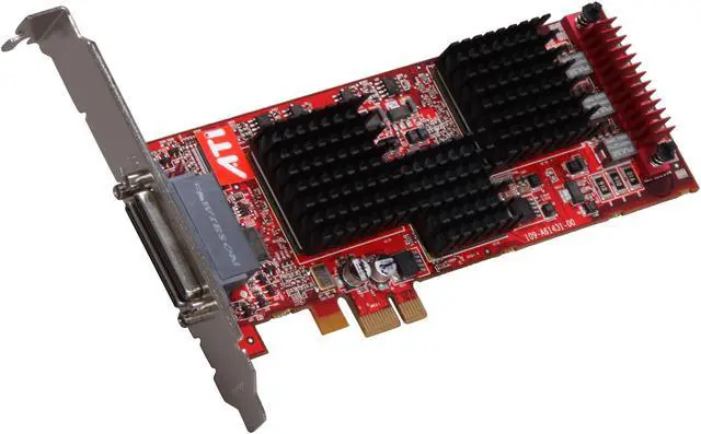 Main image of AMD FireMV 2400 100-505115 256MB DDR PCI Express x1 Low Profile Graphics Card