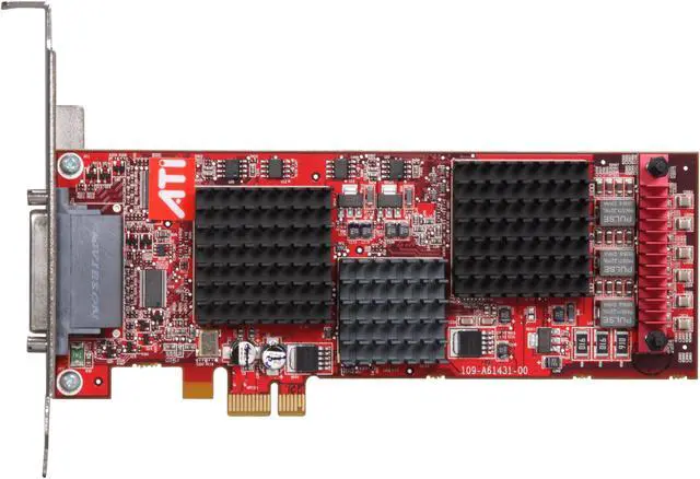 Alt view image 3 of 5 - AMD FireMV 2400 100-505115 256MB DDR PCI Express x1 Low Profile Graphics Card