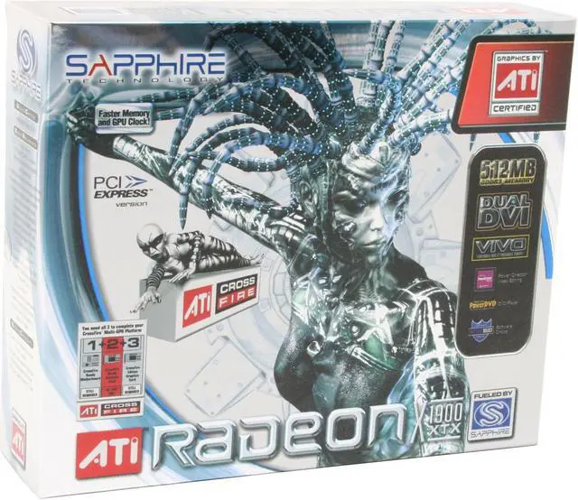 Alt view image 7 of 7 - SAPPHIRE Radeon X1900XTX 512MB GDDR3 PCI Express x16 Graphics Card 100150SR