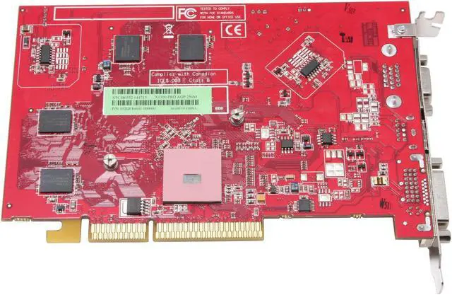 Alt view image 3 of 6 - ATI Radeon X1300PRO 256MB GDDR2 AGP 4X/8X Graphics Card 100-437602